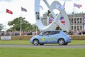 Nissan LEAF na Festivalu hitrosti v Goodwoodu: Najhitrejši avtomobil na miljo v vzvratni vožnji