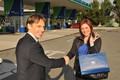 OMV Slovenija: Sanela in Marko sta se odpeljala v novih audijih