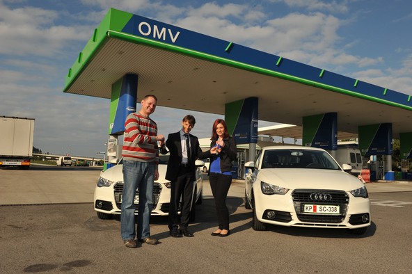 OMV Slovenija: Sanela in Marko sta se odpeljala v novih audijih