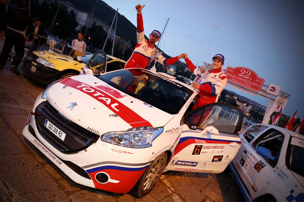 Rok Turk & Peugeot 208 R2: Turk na rallyju Opatija do svoje prve zmage
