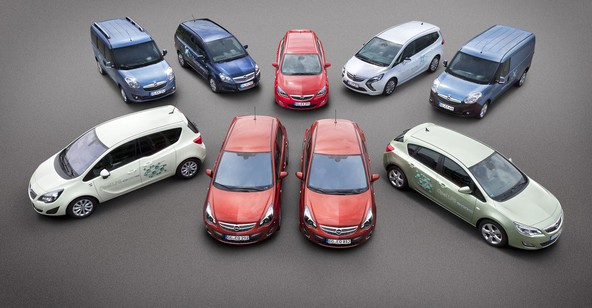 Opel: Popolna ponudba vozil Opel na avtoplin