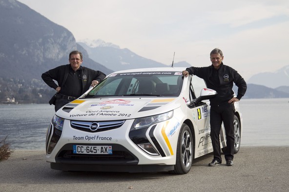 Opel ampera & “Rallye Monte-Carlo Des Énergies Nouvelles” : Oplova zmaga na reliju alternativnih pogonov