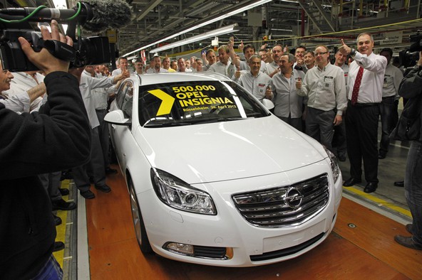 Opel: Iz tovarne v Rüsselsheimu že 500.000 insignij