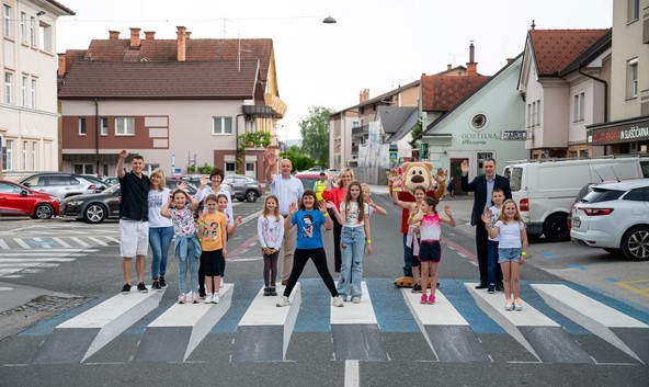 Otvoritev 3D zebre v Trebnjem