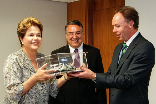 Dilma Rousseff, Raimundo Colombo in Ian Robertson