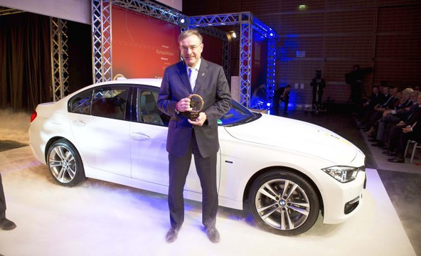 'Goldenes Lenkrad 2012': Novi BMW serije 3 prejel nagrado »Zlati volan«