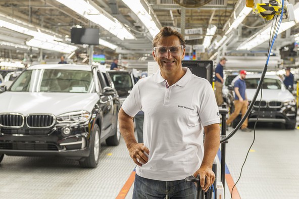 Alessandro Zanardi: Ambasador znamke BMW, je obiskal tovarno BMW v Spartanburgu