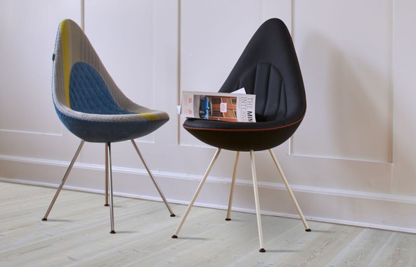 MINI in Republic of Fritz Hansen predstavljata novo izvedbo legendarnega stola Drop: Sodoben poklon – na ogled na razstavi blickfang Kopenhagen 2014
