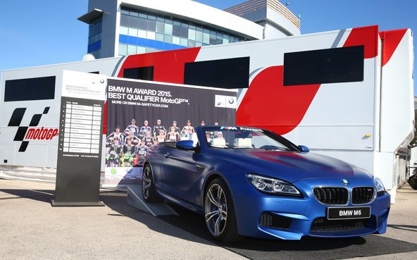 Nagrada BMW M Award 2015: Ekskluzivni BMW M6 Cabrio za najboljšega v kvalifikacijah MotoGP™