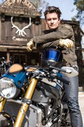 BMW Motorrad in Orlando Bloom: Predstavitev BMW-ja S 1000 R Custom