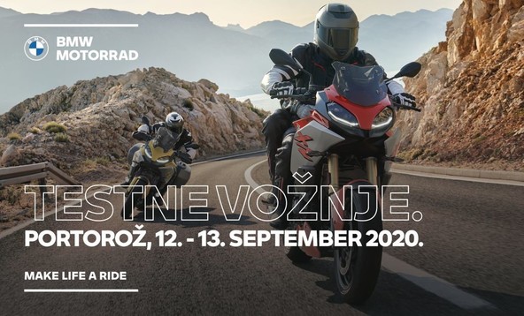 BMW Motorrad testne vožnje: Na slovenske ceste se vrača karavana najnovejših motornih koles znamke BMW