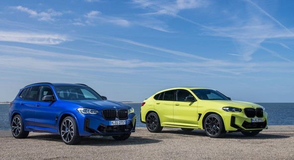 BMW X3 M Competition in BMW X4 M Competition: BMW M GmbH prenavlja visokozmogljive SUV modele