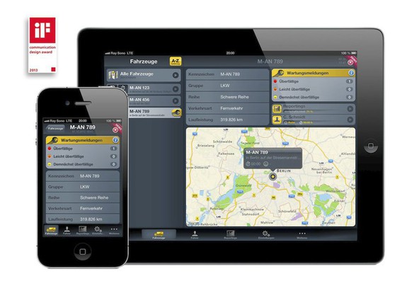 MAN TeleMatics® : Z iF Design Award nagrajena mobilna aplikacija