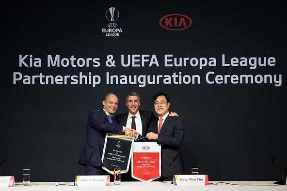 KIA pokrovitelj UEFA Europa League: Triletno pokroviteljstvo začne veljati od sezone 2018/19
