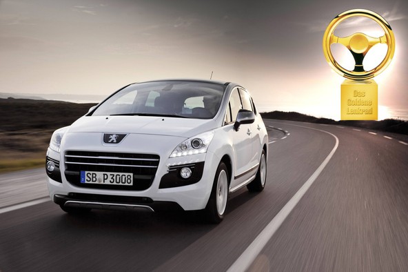 Peugeot/Citroën & “Goldenes Lenkrad” 2011: Tehnologija HYbrid4 je v Nemčiji osvojila prestižno odlikovanje 