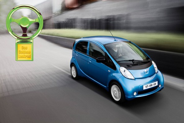 Zeleni volan 2010 (Grünes Lenkrad 2010): Prestižno priznanje peugeotu iOnu v Nemčiji