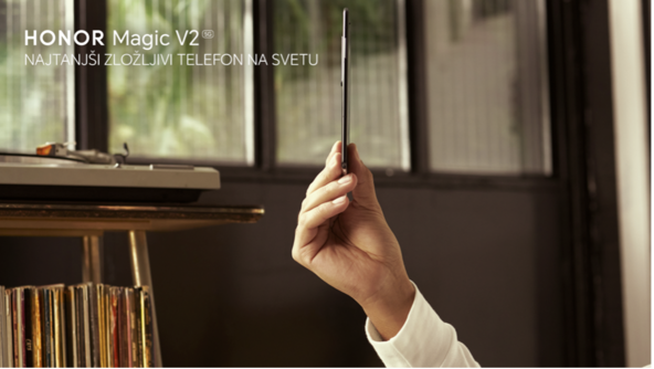 HONOR Magic V2: Najtanjši preklopni telefon na svetu