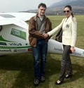 Matevž Lenarčič in predstavnica SPIRIT Slovenija, dr. Nataša Slak Valek 
