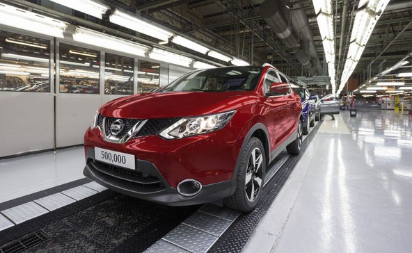 Nissan Qashqai: Proizvodno linijo v Sunderlandu je zapustilo že 500.000 vozil druge generacije