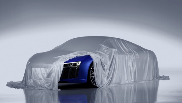 Audi R8: Audi pokazal laserske žaromete novega R8