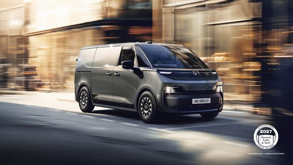 IZBRAN ZA MEDNARODNI DOSTAVNIK LETA 2027: NOVI RENAULT TRAFIC VAN E-TECH ELECTRIC 