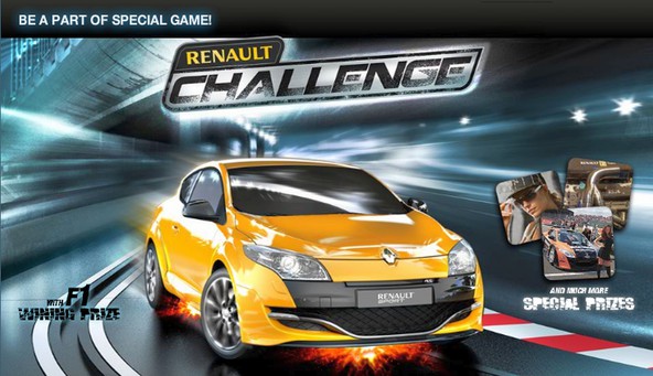 Spletna igra Renault Challenge: Zmagovalec gre na madžarski Hungaroring
