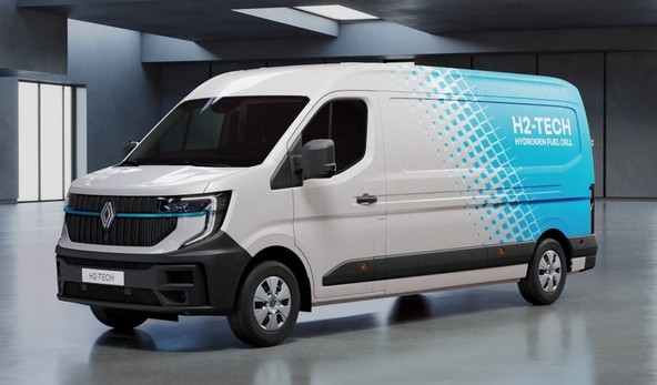 RENAULT MASTER H2-TECH PROTOTYPE : VOZILO Z DOSEGOM 700 KM* IN 5-MINUTNIM POLNJENJEM