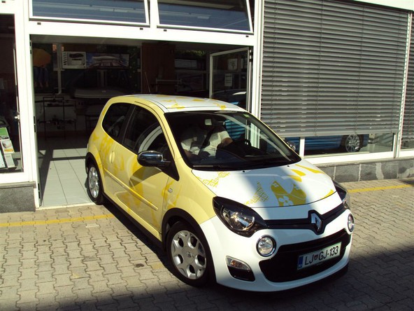 Matej Janžekovič & twingo: Unikatni renault pol leta pri svojem stvarniku