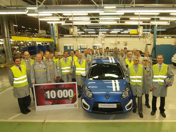 Revoz: Izdelan 10.000. twingo RS 