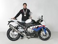 Robert Kranjec in njegov BMW S 1000 RR