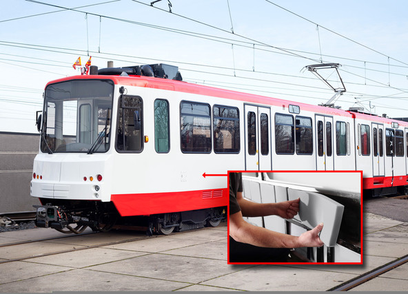 BASF : Modernizacija tramvajev z melaminsko peno Basotect 