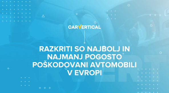 Ugotovitve spletne strani carVertical: 5 največkrat poškodovanih avtomobilov