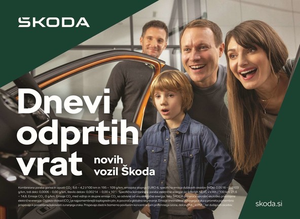 Obiščite salone ŠKODA Porsche Inter Auto: ŠKODA DNEVI ODPRTIH VRAT - MAJ 2023
