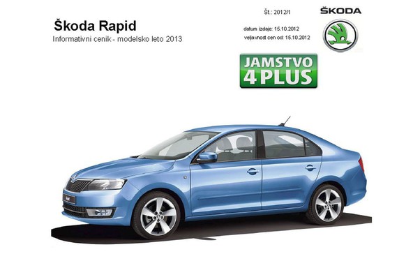 Škoda rapid: Pričetek predprodaje