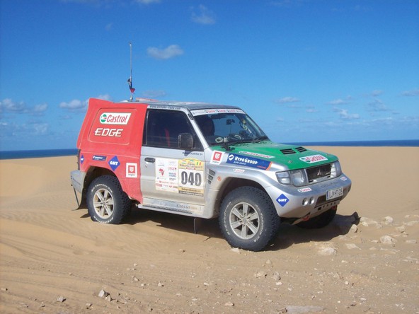 Team Funck & reli Budimpešta – Bamako 2010: 12. dan Cap dra – Sidi Ifini 210 km