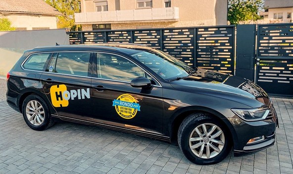Priljubljena mobilna aplikacija za naročanje taksijev : V Slovenijo se v sodelovanju s Taxi Rondojem vrača aplikacija HOPIN Taxi