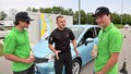 Iztok z deskarjema Timom Mastnakom in Rokom Margučem