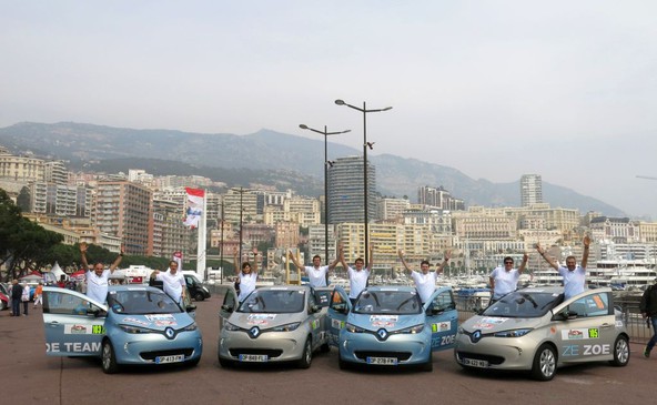 Renault ZOE: ZOE OSVOJIL PRVA ŠTIRI MESTA NA 6. RELIJU MONTE CARLO ZENN