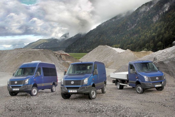 Volkswagen crafter 4MOTION : Čisto pravi terenec