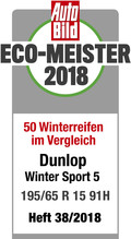Dunlop Winter Sport 5: Zmagovalka testa zimskih pnevmatik revije AutoBild