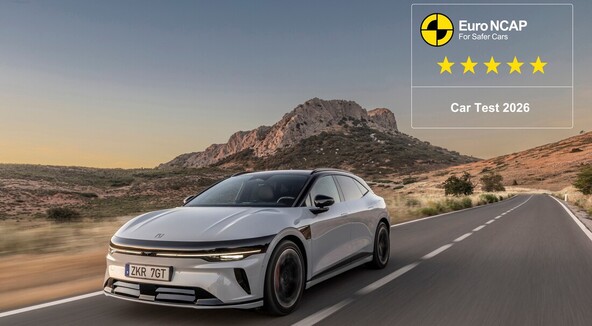 ZEEKR 7GT : MED PRVIMI LETOS PREJEL 5-ZVEZDIČNO OCENO NA TESTIH EURO NCAP
