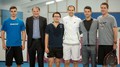 Blaž Bizjak, Marko Umberger (Predsednik Teniške zveze Slovenije), Lothar Schupet (direktor BMW Slovenija), Marko Mlakar (Amrop Adria), Mike Urbanija, Gregor Krušič (Direktor Teniške zveze Slovenije)