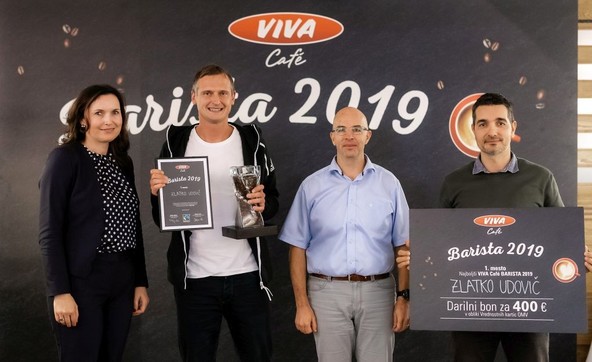 Zmagovalec letošnjega tekmovanja Barista 2019 je postal Zlatko Udovič