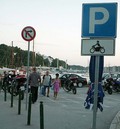 Rovinj - primer nekaterih brezplačnih parkirišč 
