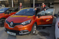 Renault - predaja štirih vozil Captur in Scenic: RENAULT POSTAL URADNI PREVOZNIK KOŠARKAŠKEGA KLUBA HELIOS DOMŽALE
