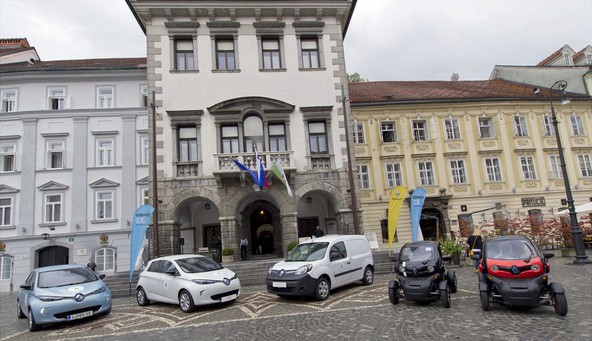 Renaultovi električni avtomobili: Avtomobili za Ljubljano, Zeleno prestolnico Evrope 2016