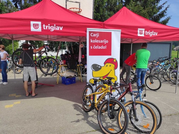 Program Varno na kolesu: Brezplačni servis koles in novo kolo