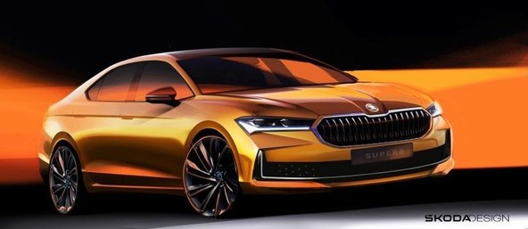 Informacije o svetovni premieri: Škoda Auto objavila videonapovednik za četrto generacijo Superba