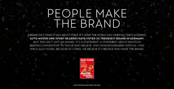 Nagrade revije Auto Motor und Sport: CUPRA izglasovana za »najbolj trendovsko znamko leta«