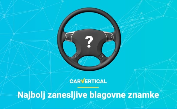Mnenje aplikacije carVertical: Najbolj zanesljive znamke avtomobilov 